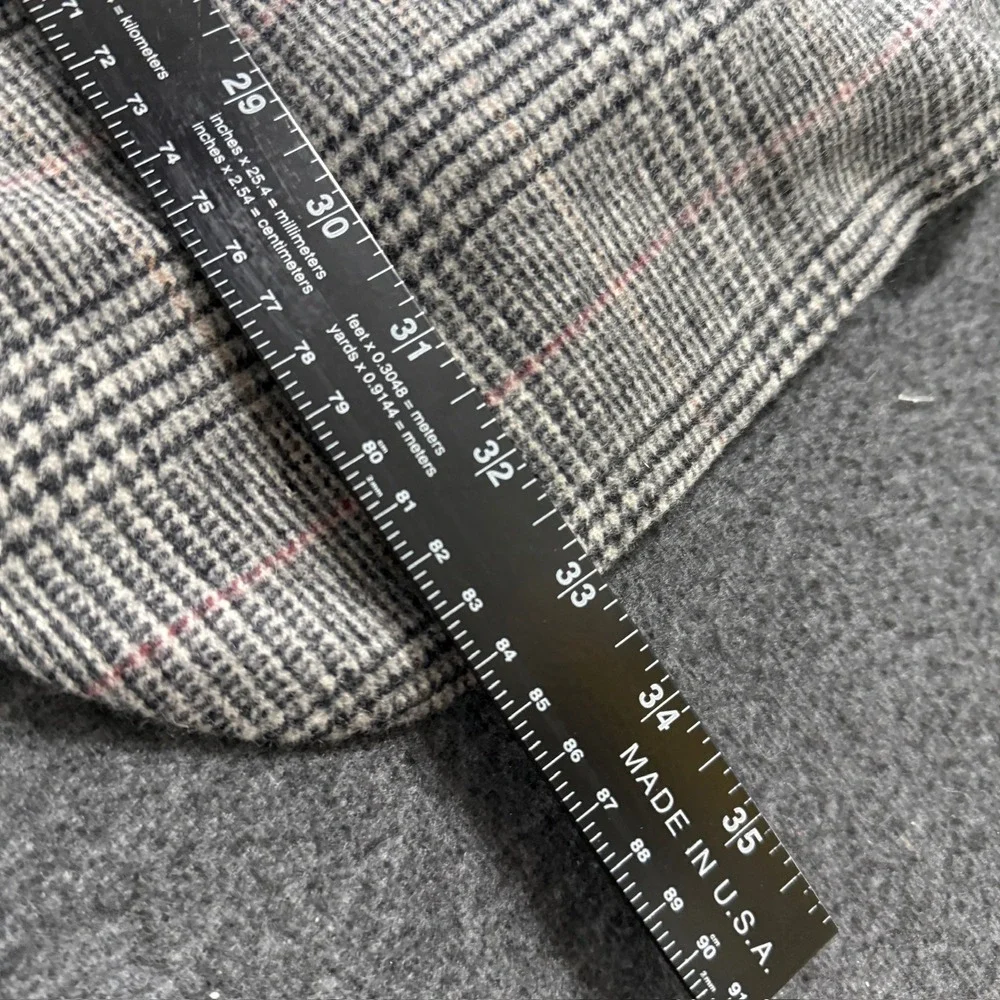 Vintage Brooks Brothers Blazer Mens 44 Gray Good Glen Plaid 2-Button Sport Coat